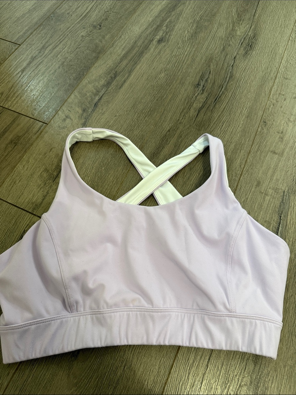 Nvgtn purple L sports bra